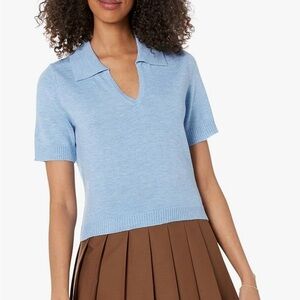 NWT Light Blue Women's Polo Top